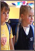 Resi mit ihrer Freundin aus dem Kindergarten, Michelle Fechtner.