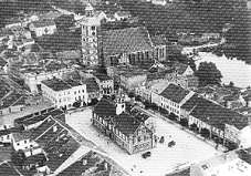 Wartenburg Früher, Blick auf den alten Stadtkern