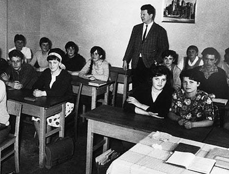 Oberschule in Wendorf 1964.